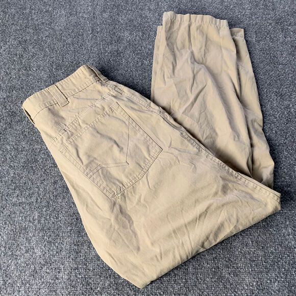 Vintage O'Neill Trousers Y2K Utility Outdoor Pants Khaki Beige Women’s 10 (30x30 - Picture 1 of 16